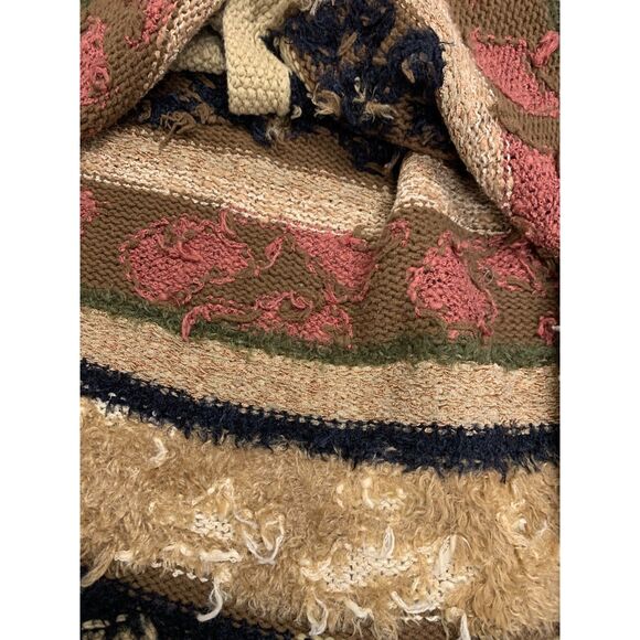 Susan Bristol Women Cardigan Cotton Blend Animal Print Colorful Sweater Petite S - Picture 8 of 13